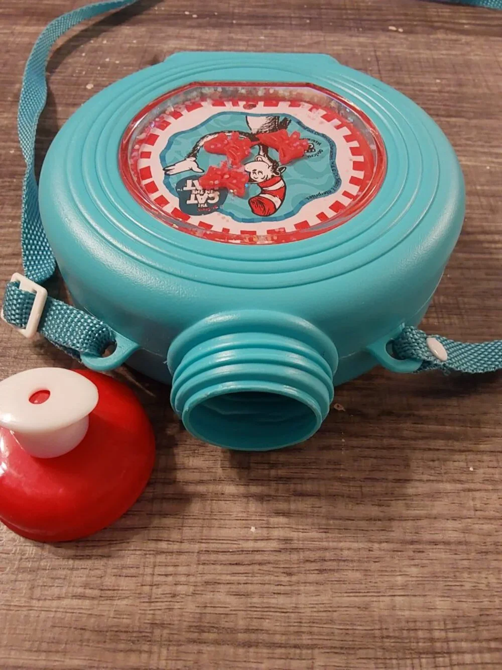 VINTAGE DR. SEUSS DRINKING CANTEEN, NEVER USED, 1990'S VERY RARE